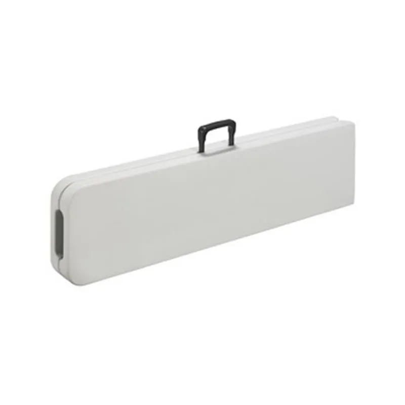 Banc pliant en plastique - gris clair
