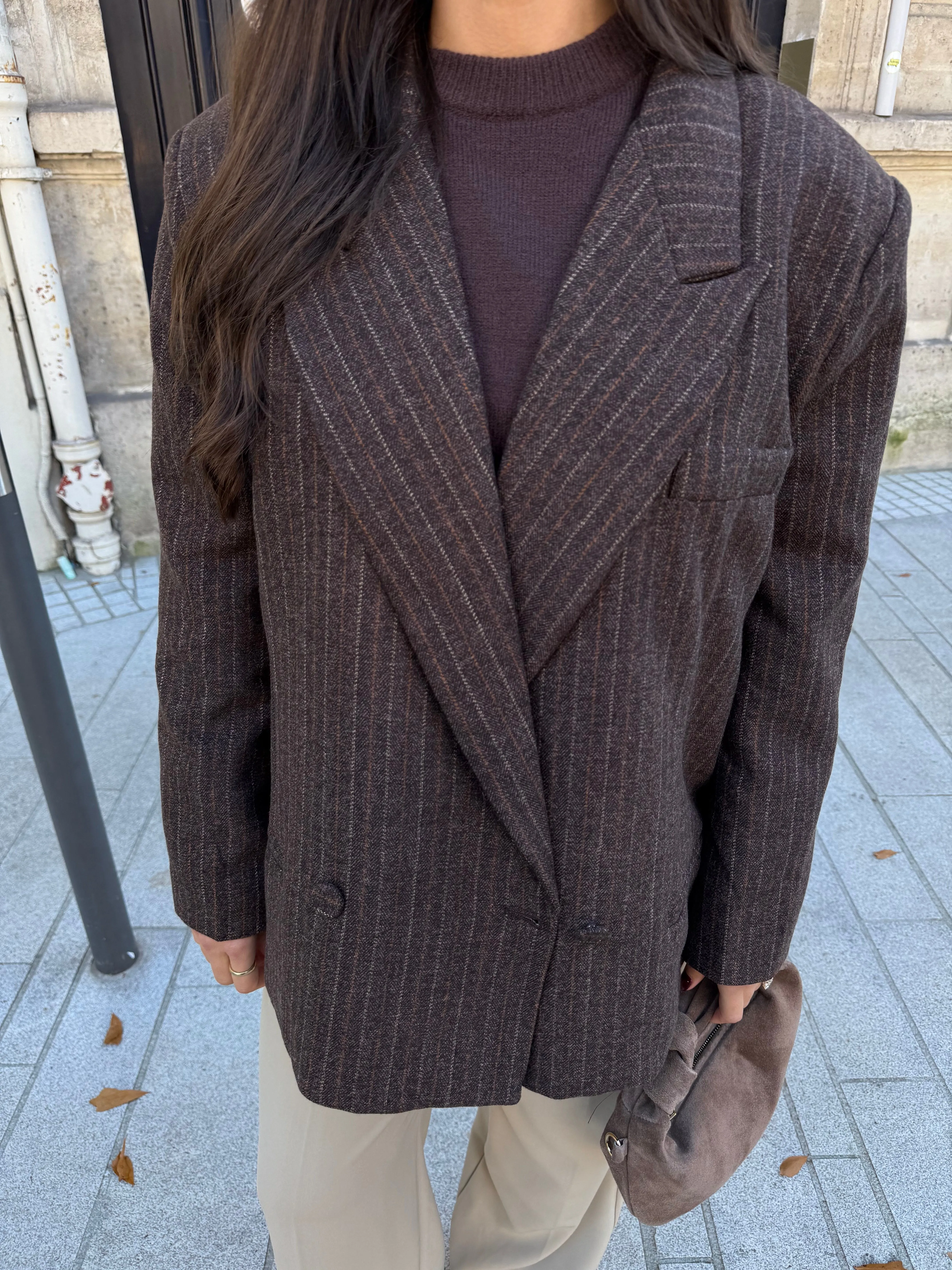Blazer épais COCO choco (V6762)