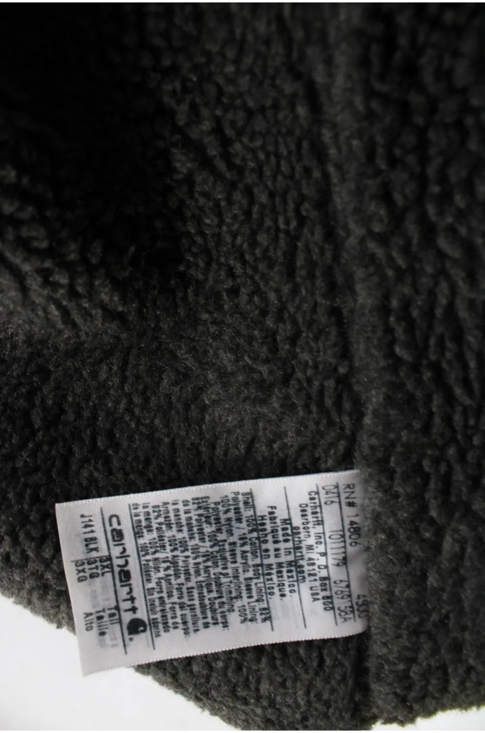 Blouson veste Carhartt gris / Vêtement d'occasion vintage friperie