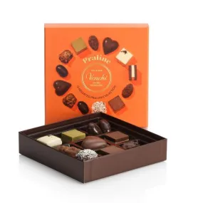 Chocolats pralines - petite boite orange Venchi
