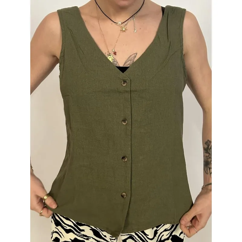 Débardeur crop noir femme - Adidas | wimod