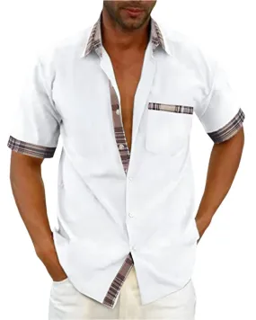 Ellis - Chemise à manches courtes pour hommes