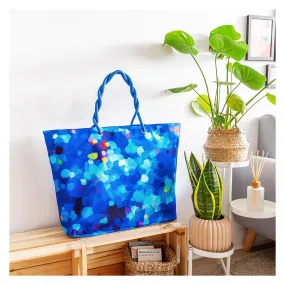 Grand cabas de plage - Beach Bag - Blue Palette - Pylones