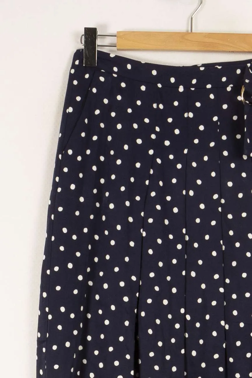 Jupe bleue à pois - Taille S/36