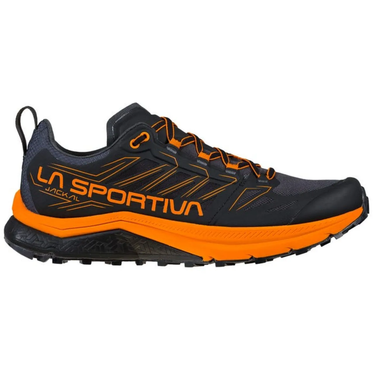 LA SPORTIVA  JACKAL NOIRE ET ORANGE  chaussure de  trail