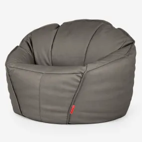 Le Pouf Gamer Suprême - Cuir Végan Gris