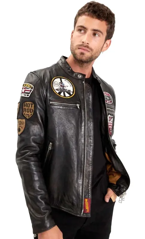 Martins Blouson Cuir Homme Daytona