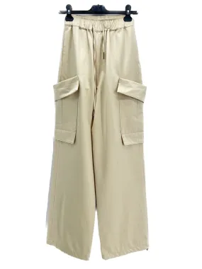 Pantalon cargo beige