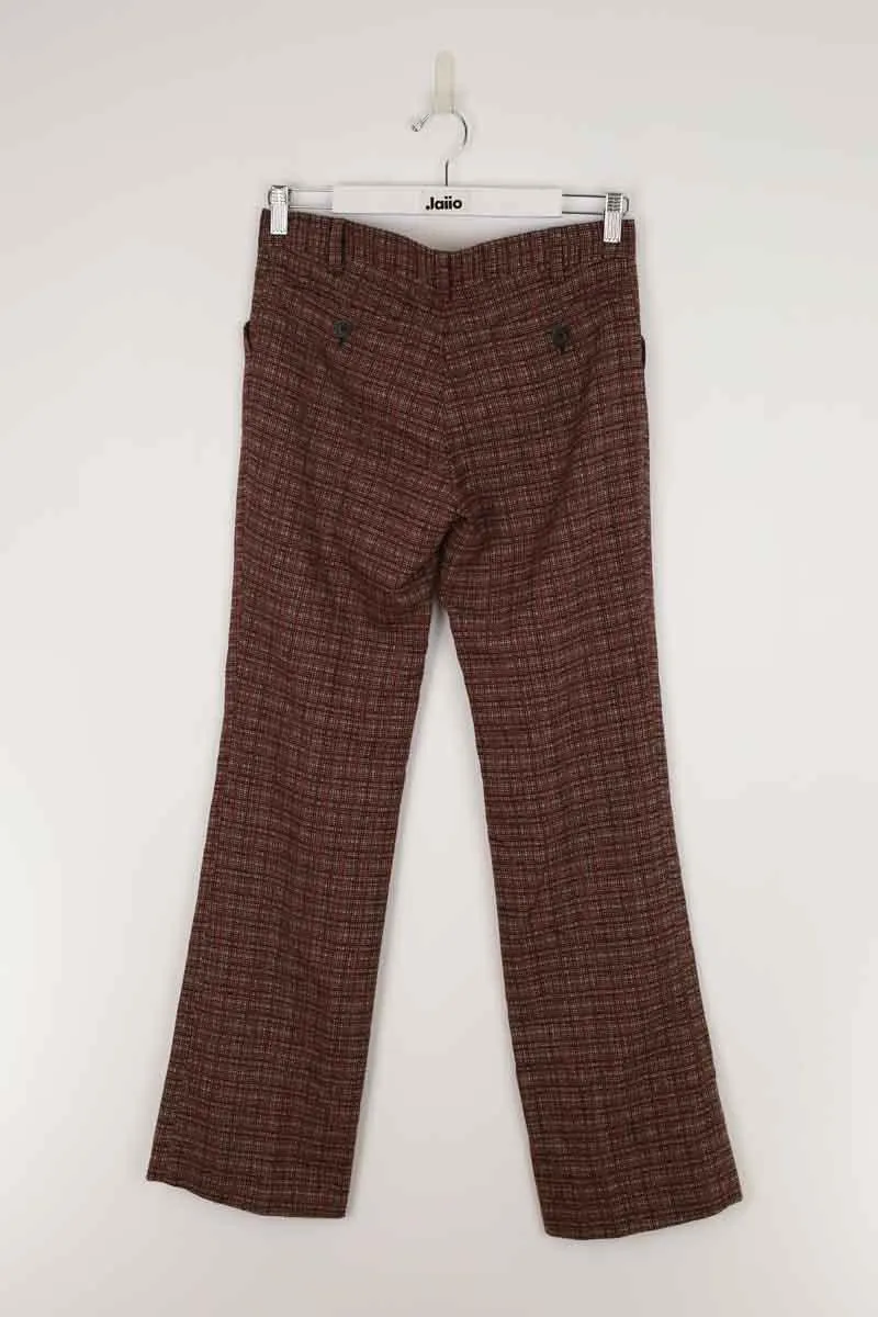 Pantalon droit en laine