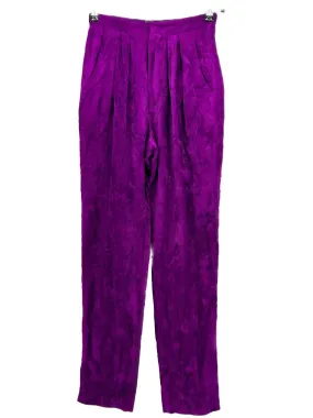 Pantalon en velours violet