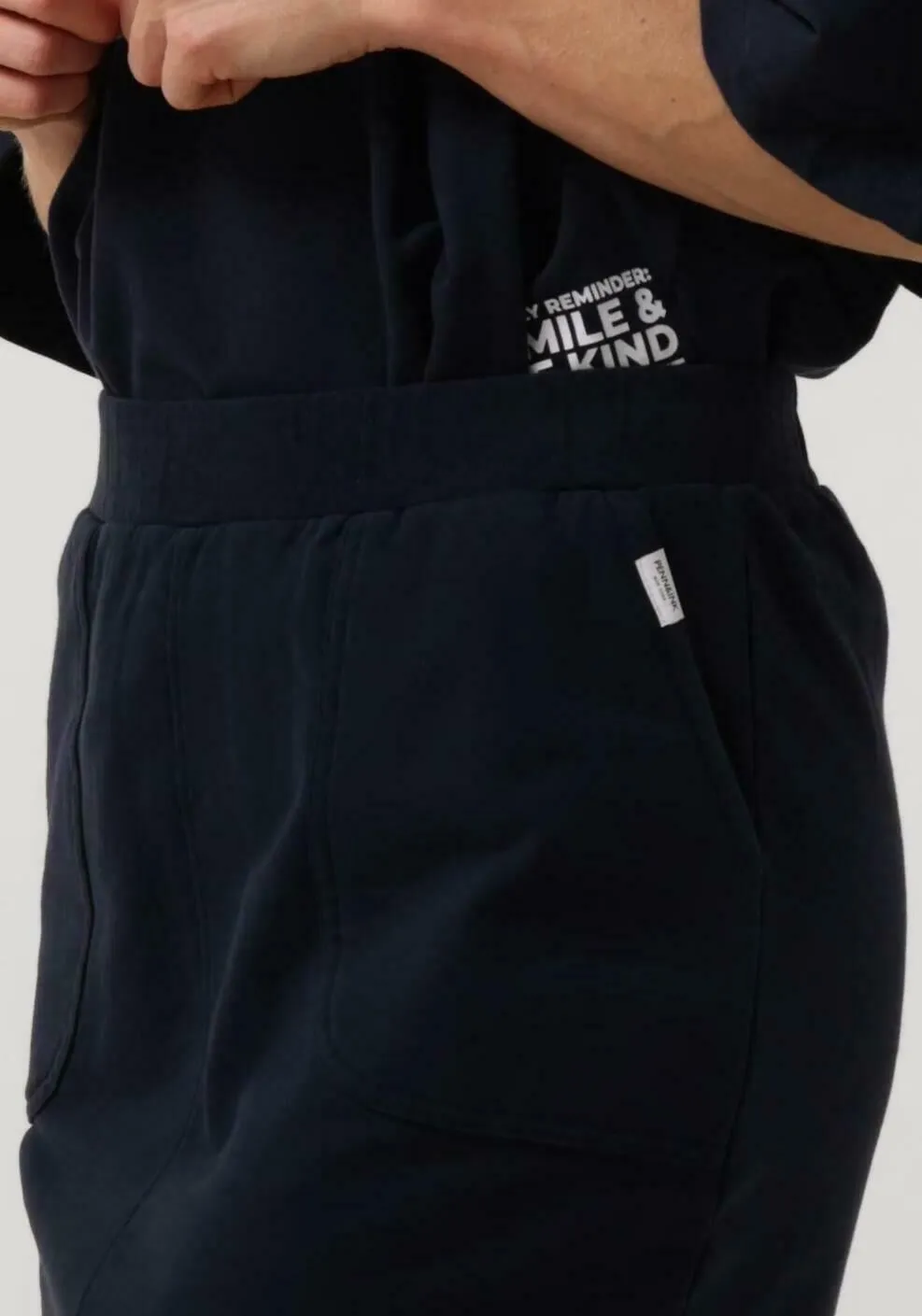 penn & ink mini-jupe skirt   bleu foncé