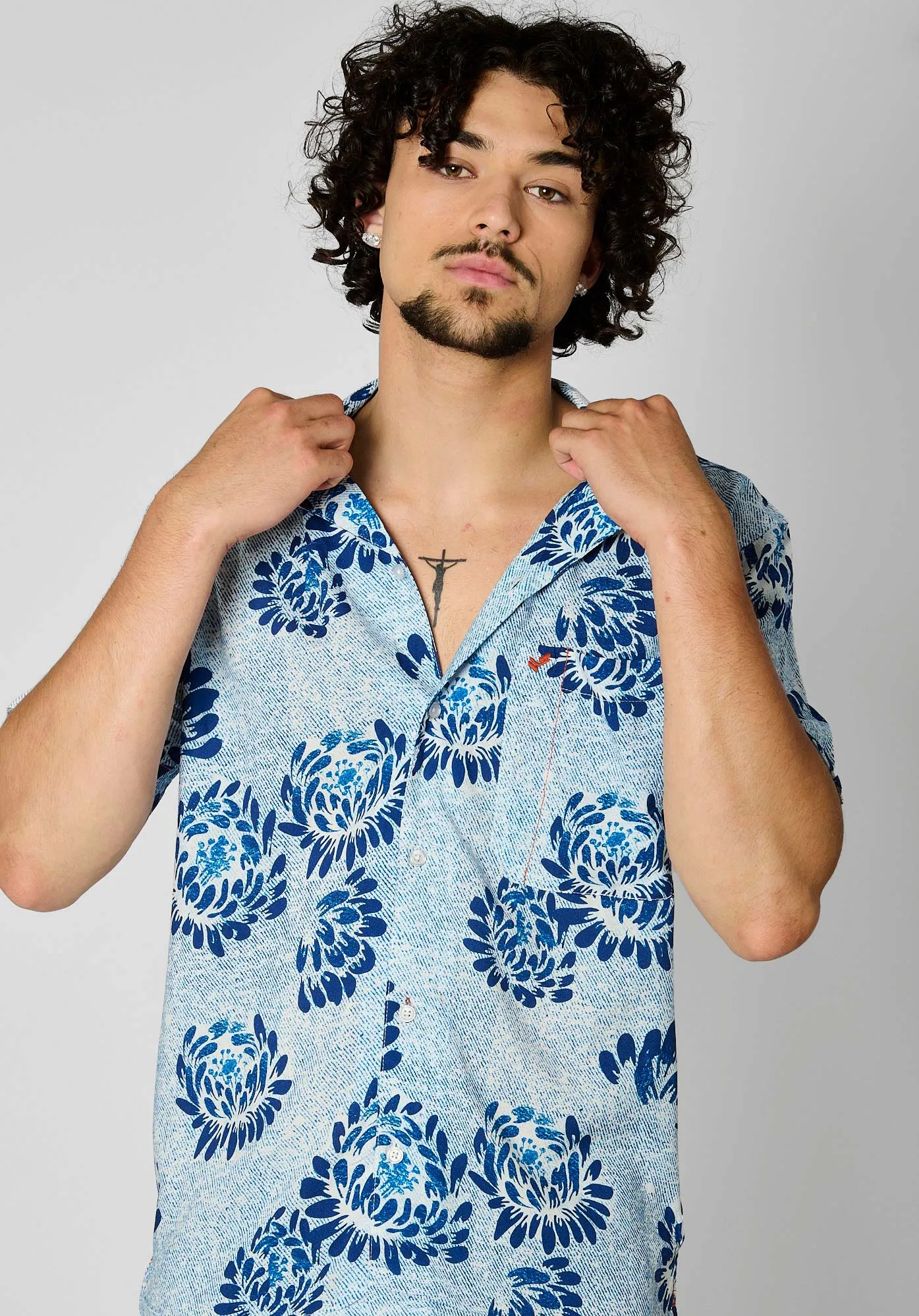 Polo orange Homme 100% coton bio  STEF  Mango
