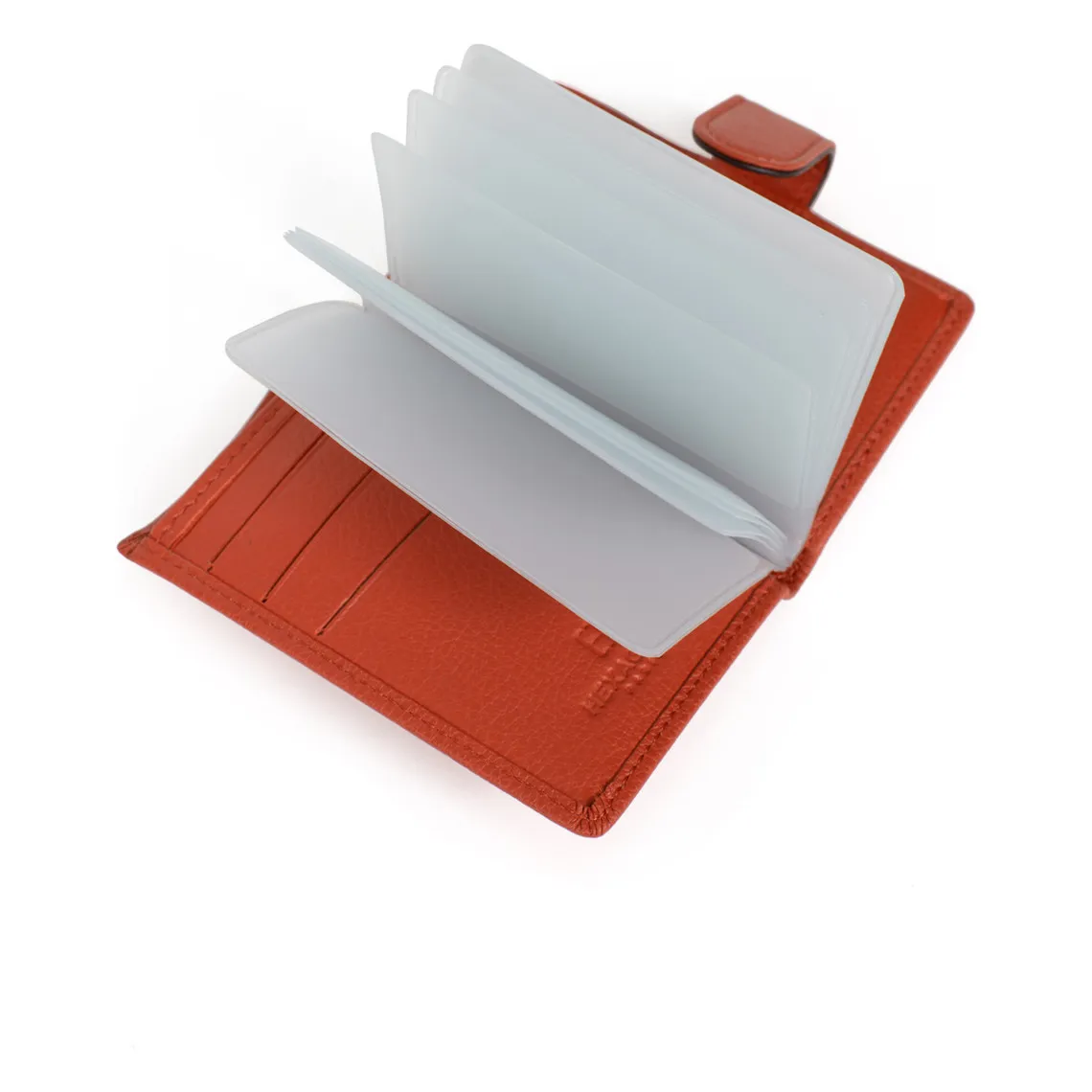 Porte-cartes Cuir CONFORT Orange Jovi | 3 Suisses