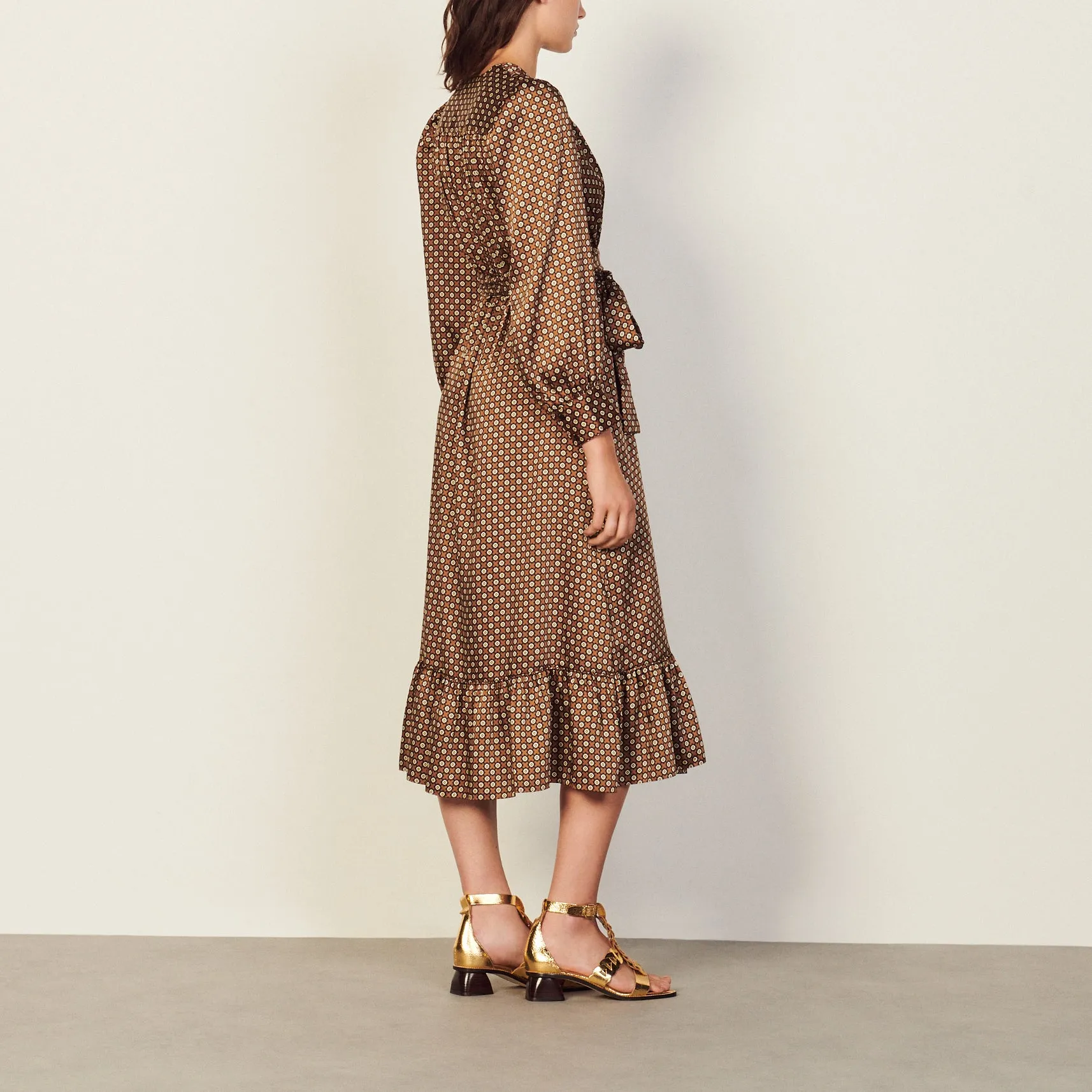 ROBE Marron / Noir