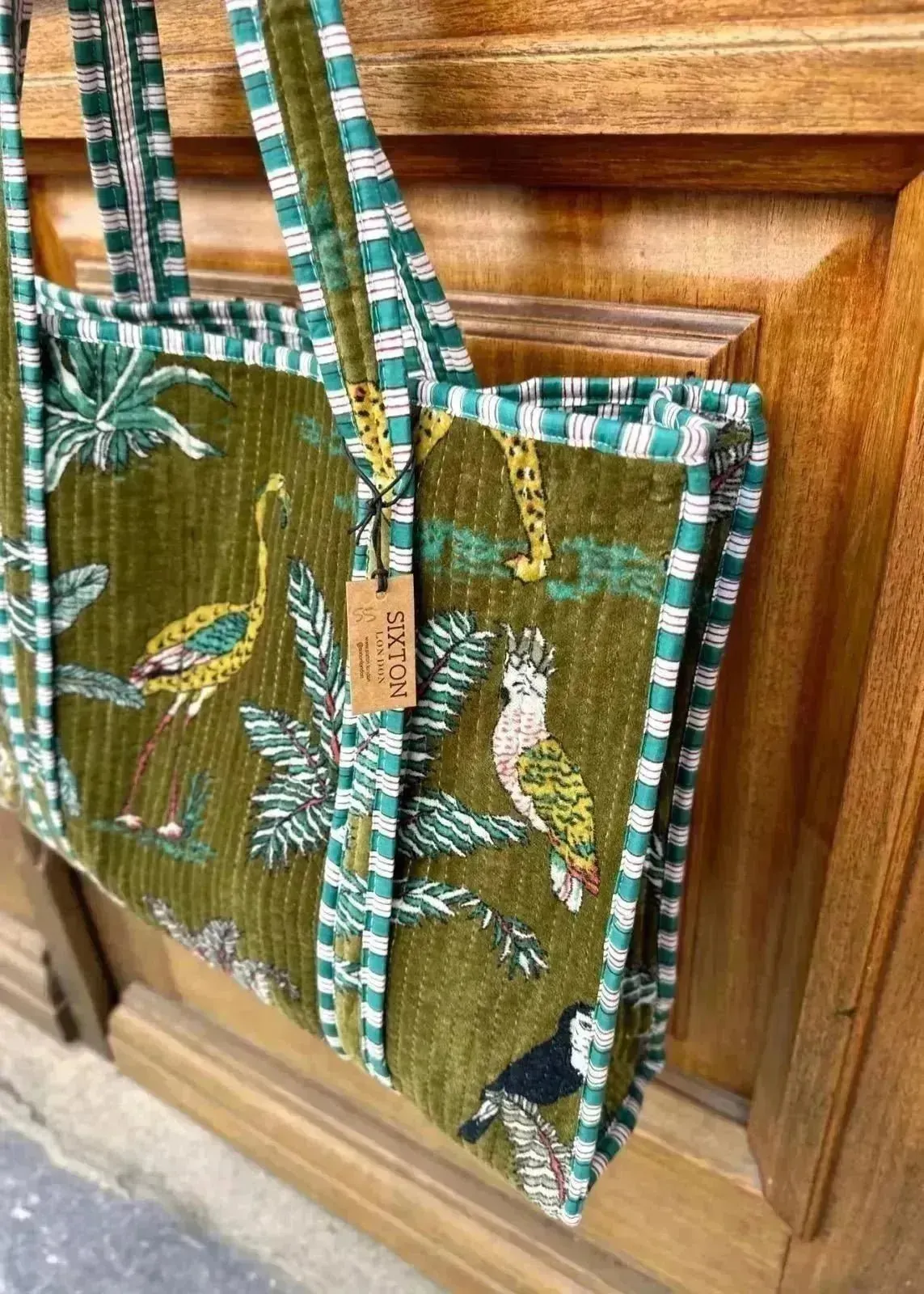 Sac cabas Sixton London - Kaki Madagascar