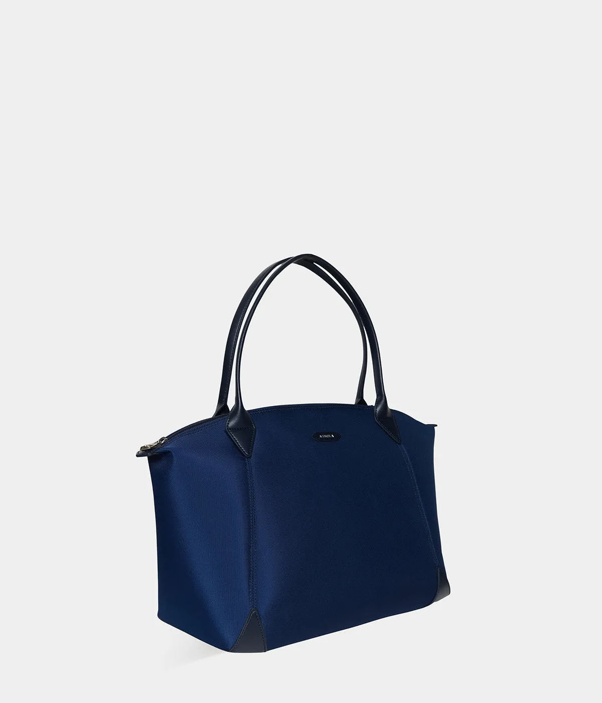 Sac Journey Apple Skin et Nylon Recyclé Bleu Marine