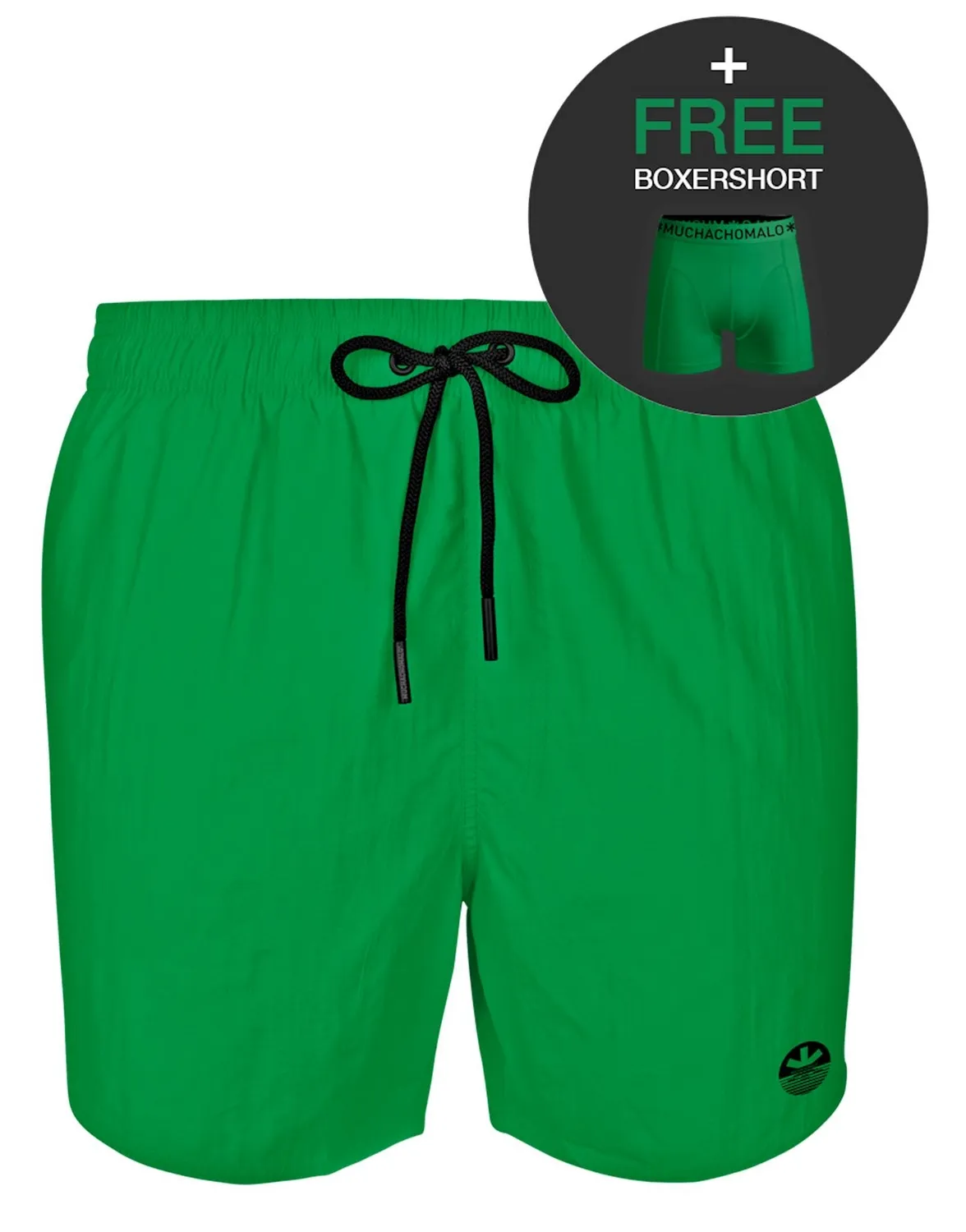 Short de Bain Muchachomalo Garçon Solid Green 23