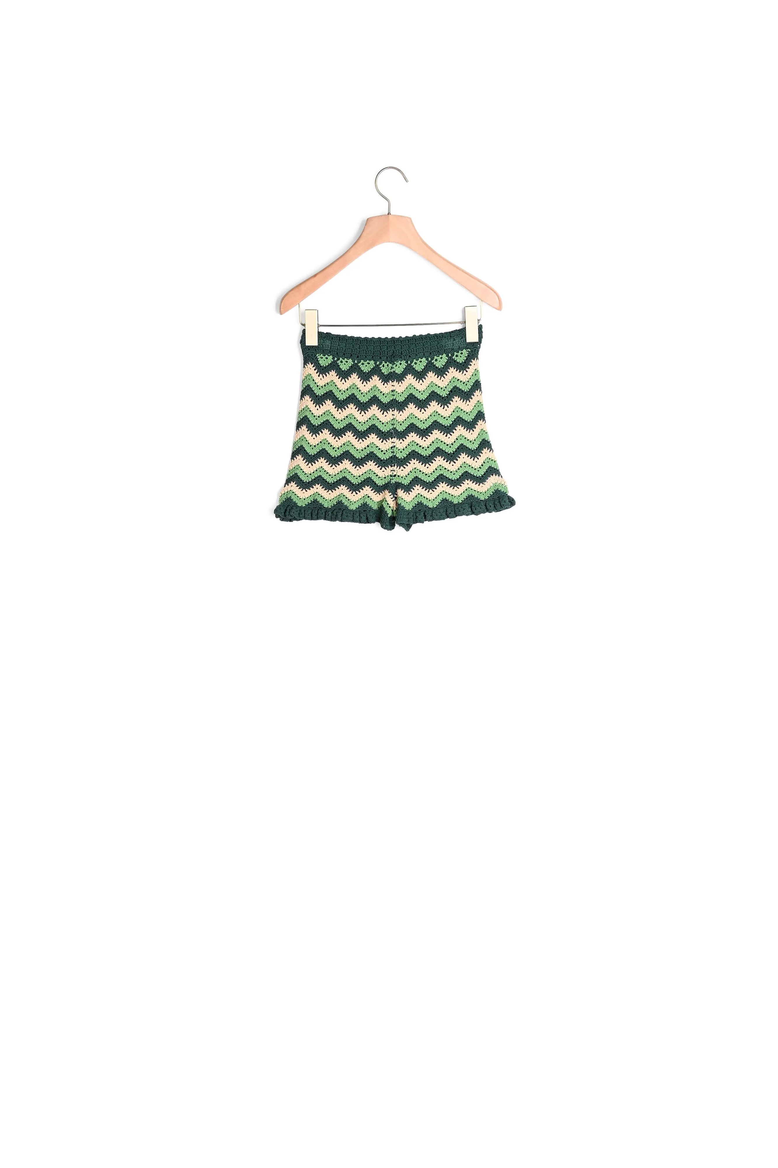 Short en maille crochet