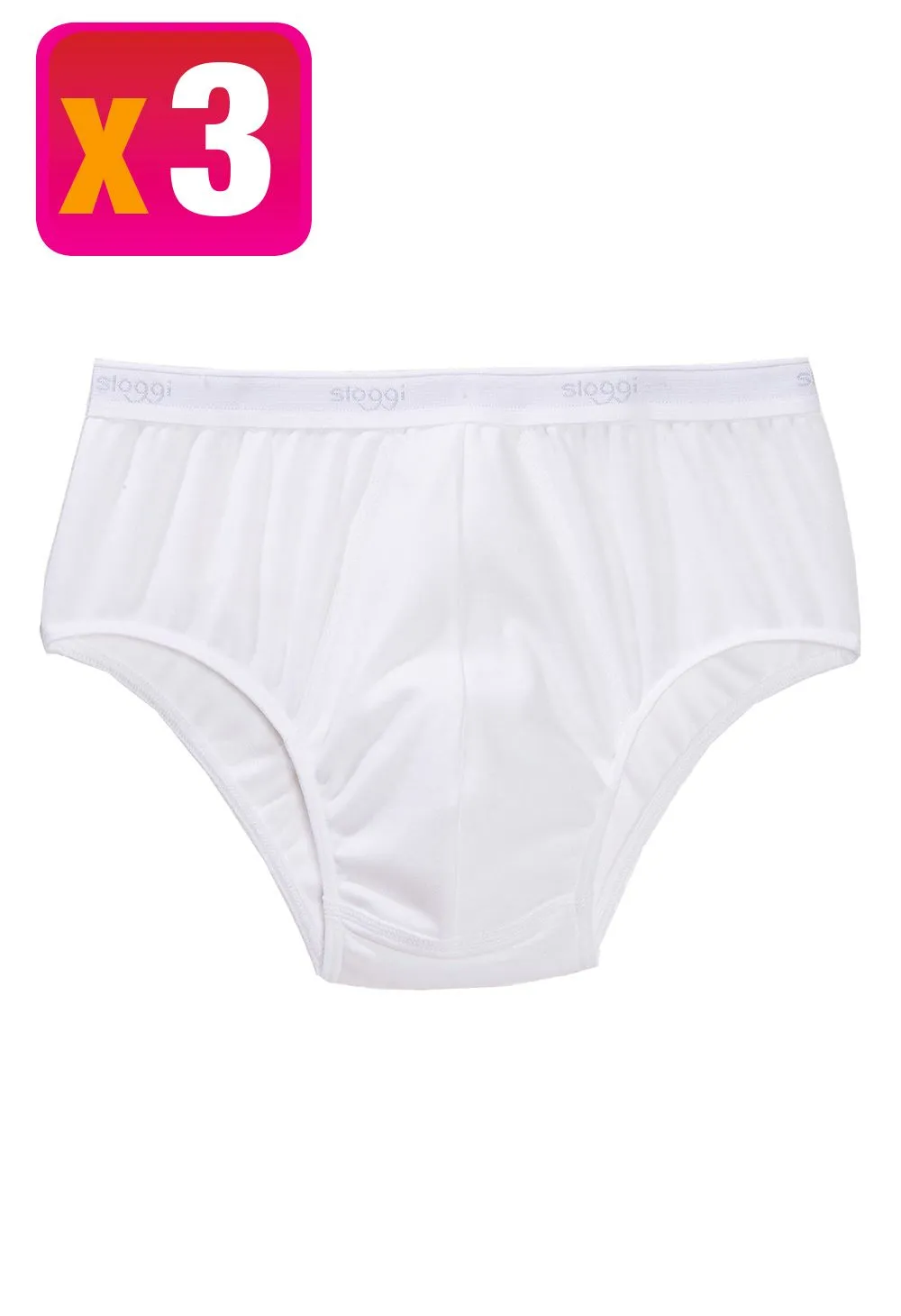 Slip MIDI fermé Sloggi® x 3