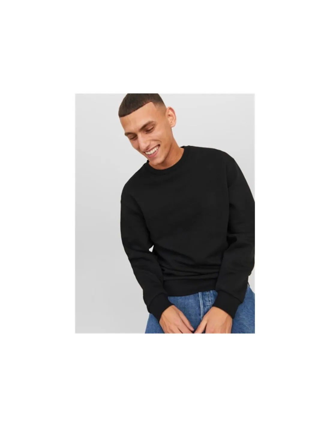 Sweat Jack and Jones ebradley Noir Homme