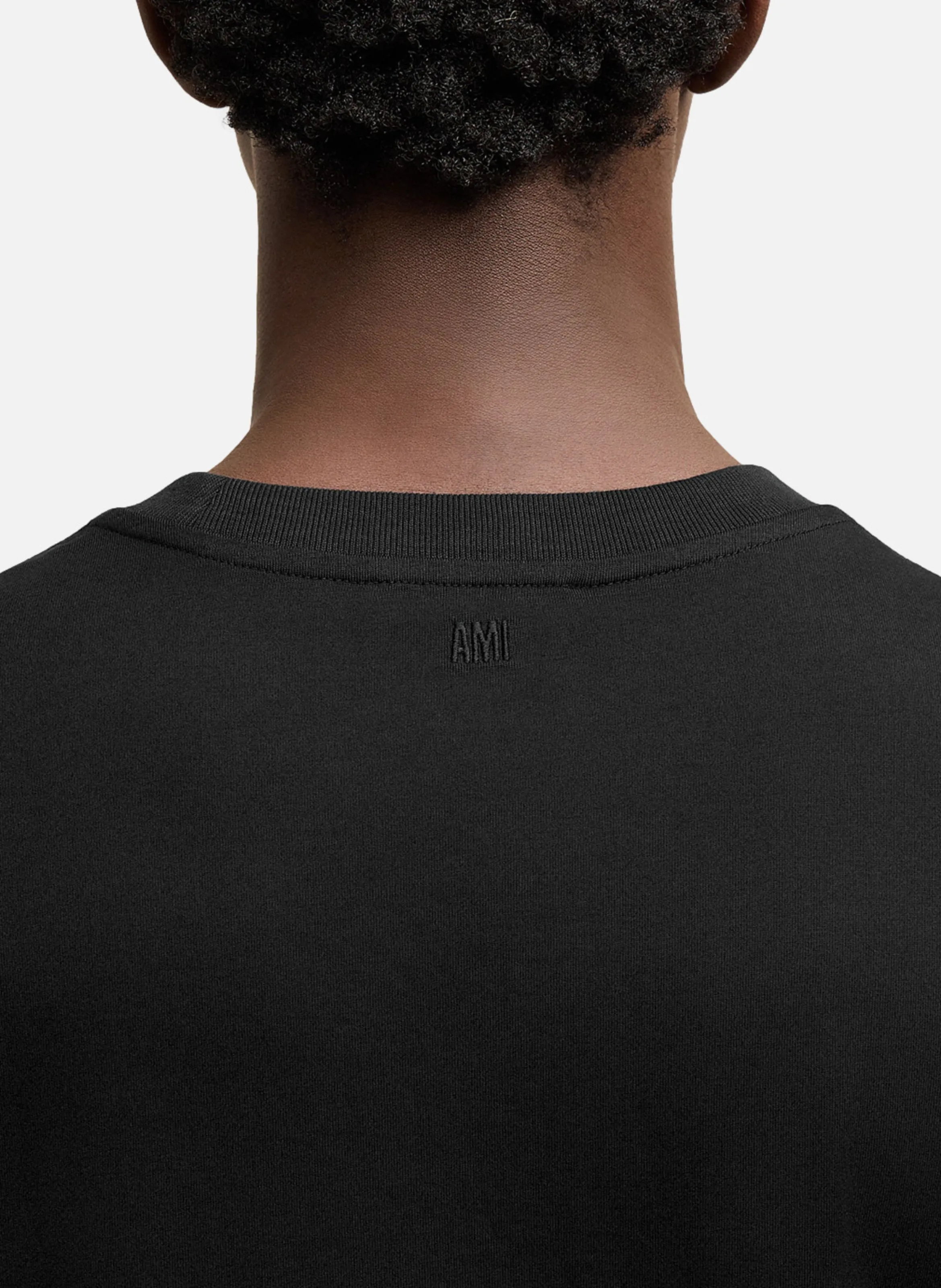 T-SHIRT MANCHES LONGUES AMI DE COEUR ROUGE UNISEXE - AMI PARIS pour HOMME | Printemps