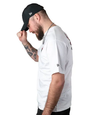 T-SHIRT NEW ERA TEAM LOGO BULLS BLANC