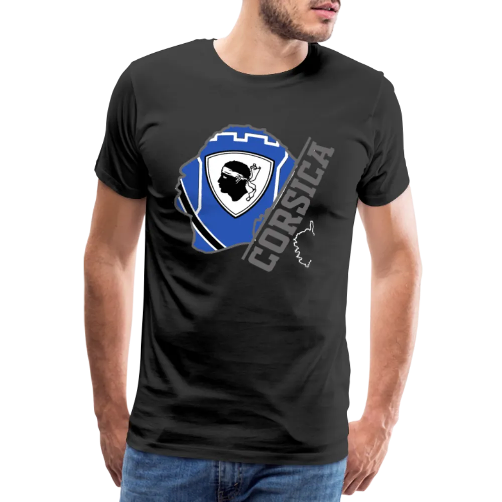 T-shirt Premium Homme Corsica Tête de Maure