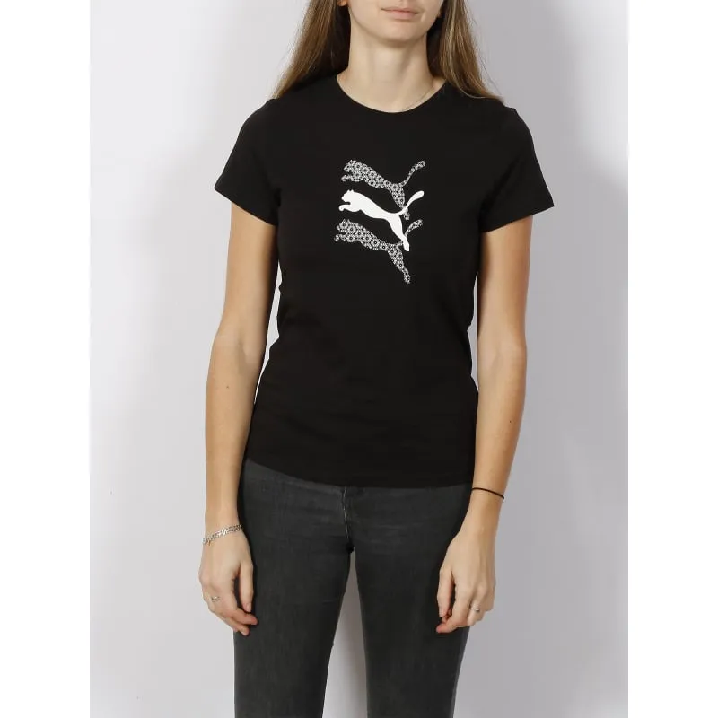 T-shirt uni deloris rose femme - Hugo | wimod