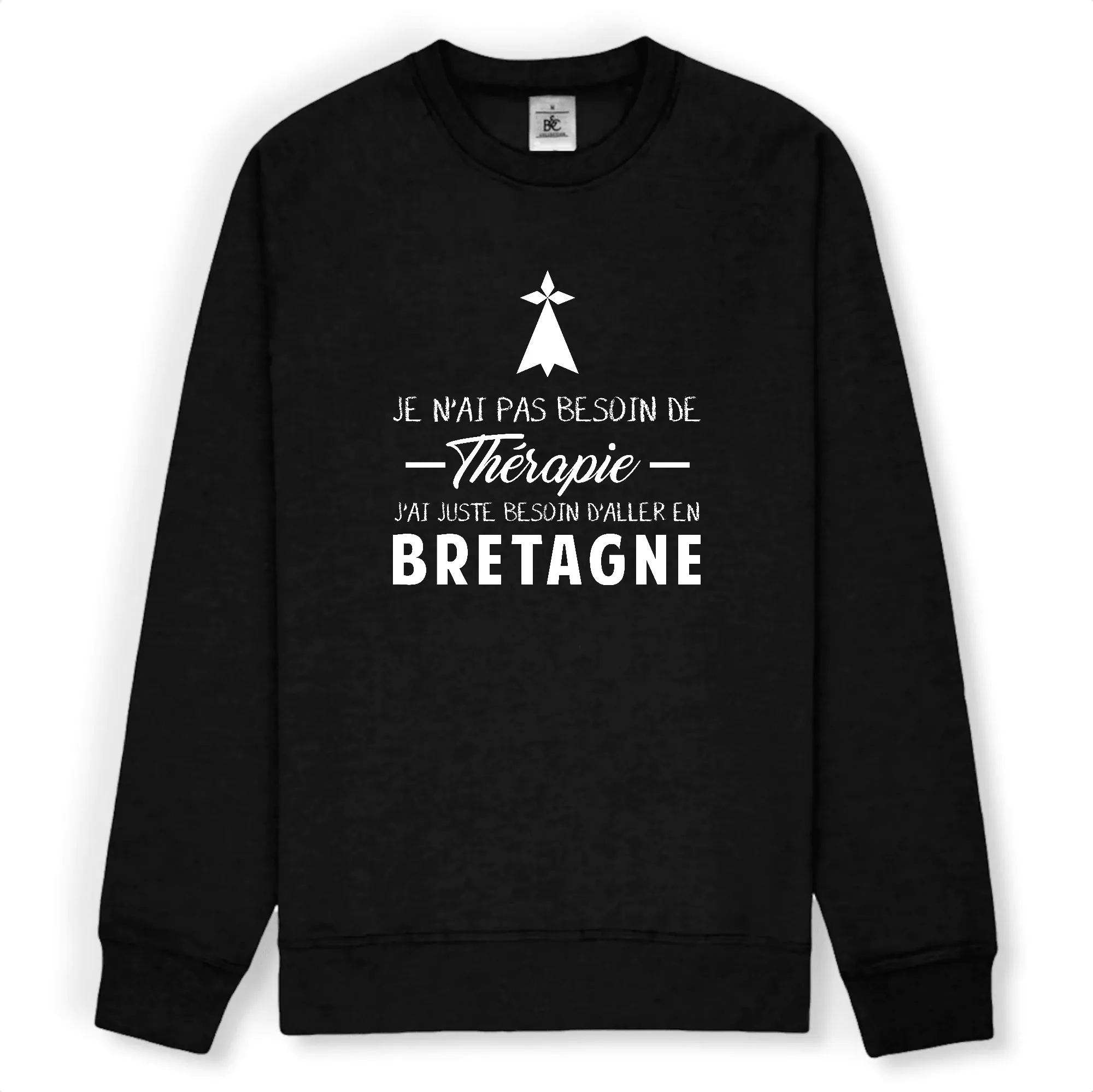 Thérapie Bretagne - Sweatshirt coton bio imprimé FR