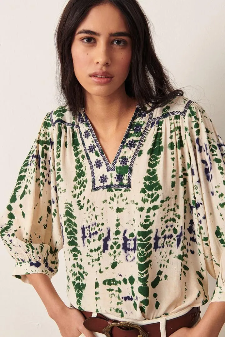 TOPS & CHEMISES ba&sh Femme | IDRIS. Bleunuit
