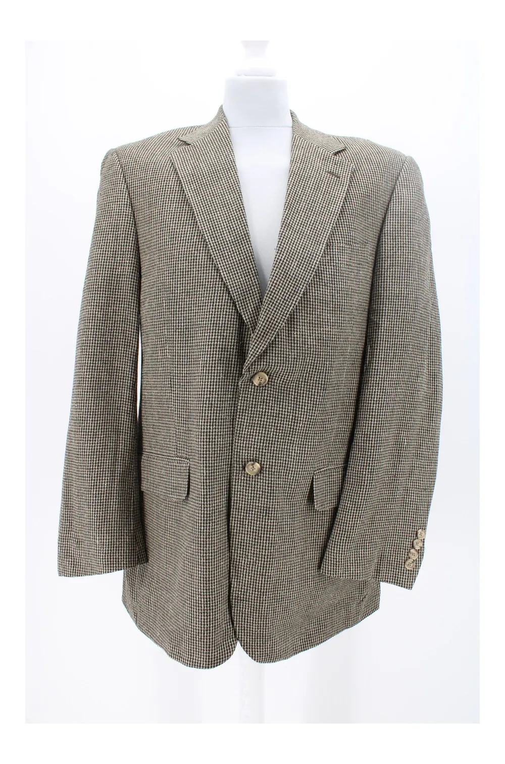 Veste Bert Pulitzer beige et noir / Vêtement occasion vintage friperie