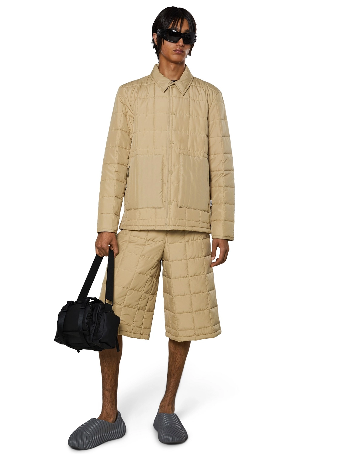 Veste Rains Unisex Liner Shirt Jacket Sand