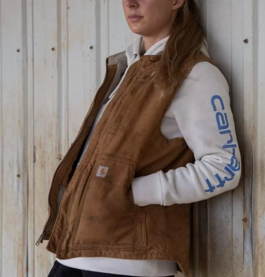 Veste sans manche femme CARHARTT Col doublée - 104224